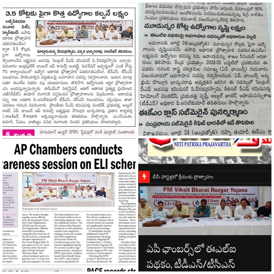 AP Chambers conducted an Awareness Session on the Employment Linked Incentive (ELI) Scheme.
